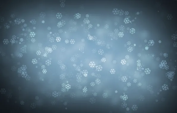 Снежинки, новый год, минимализм