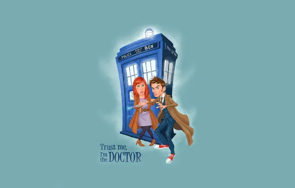 Картинка взгляд, фон, рисунок, кеды, арт, костюм, пальто, Doctor Who