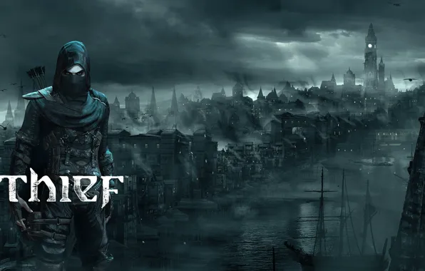 Город, Square Enix, Thief, Garrett, Eidos Montreal, Вор