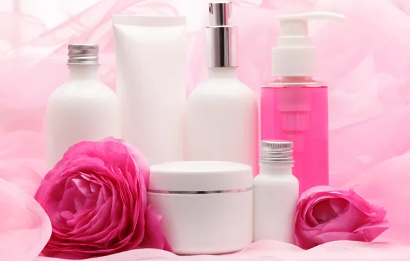Цветы, красота, care, flowers, косметика, beauty, cosmetics, creams
