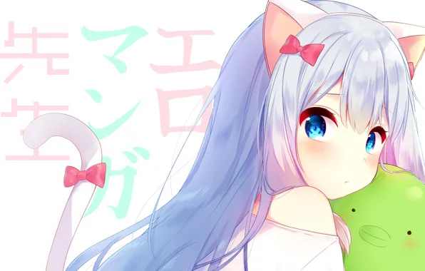 Аниме, арт, девочка, EroManga-Sensei