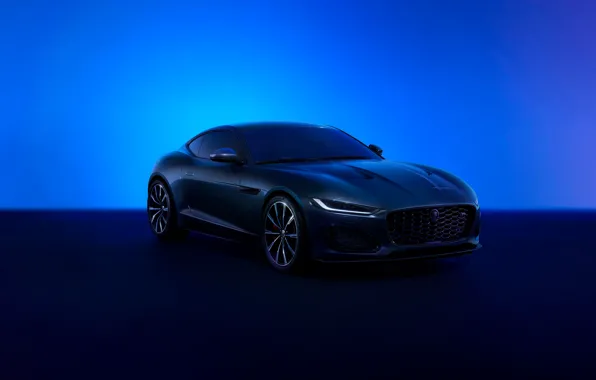 Картинка jaguar, coupe, luxury, sports cars, sports coupe, f type r 75