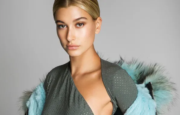 Картинка взгляд, модель, портрет, Hailey Baldwin