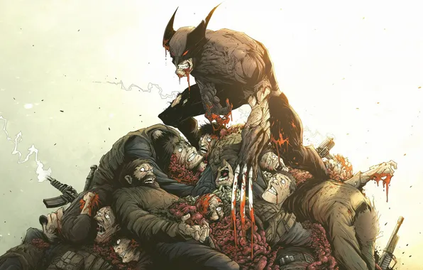 Wolverine, Marvel, Dead Bodies