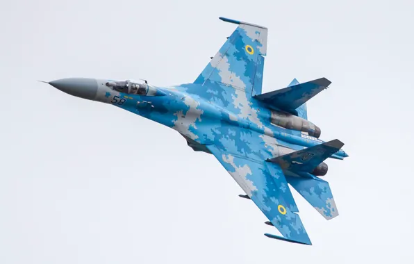 Картинка Истребитель, Украина, Су-27, ВВС Украины