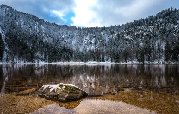 Deutschland, Baden-Württemberg, silent lake, Feldbergerhof