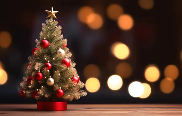 Украшения, фон, шары, елка, Новый Год, Рождество, new year, happy