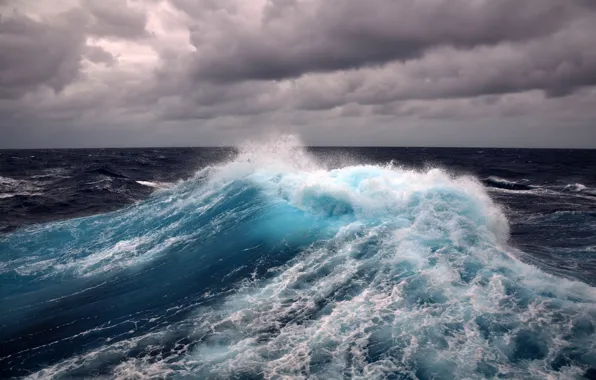 Sea, nature, cloud