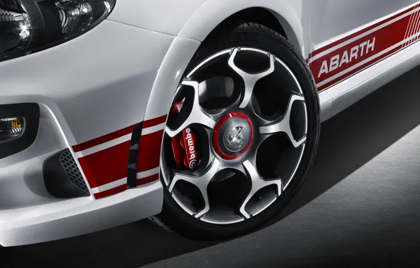 Диск, Колесо, 2010, Fiat, Abarth, Тормозной диск, Abarth Punto Evo, Abarth Punto Evo (199)