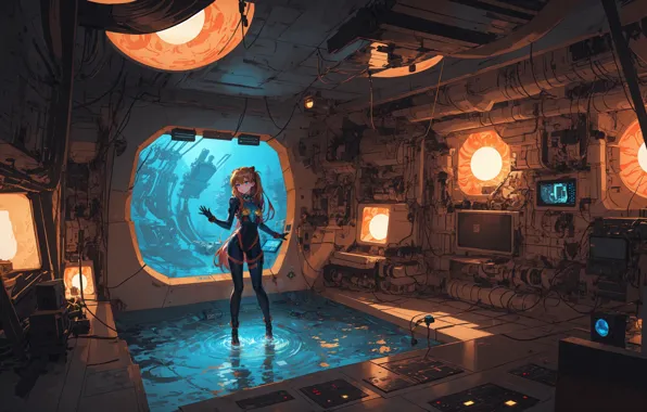 Аниме, манга, Neon Genesis Evangelion, Евангелион, Asuka Langley Soryu, Аска Лэнгли Сорью, ранобэ