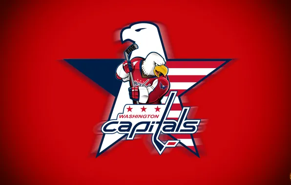 Картинка NHL, Washington Capitals, Хоккейная лига, National Hockey League, Кэпиталз, Hockey League, Capitals, Логотип