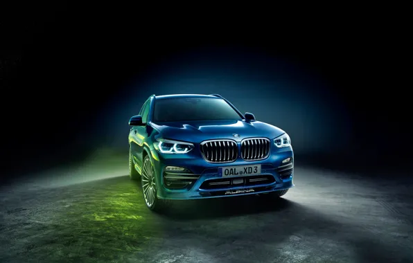 Картинка бмв, BMW, черный фон, background, Alpina, XD3, Allrad, G01