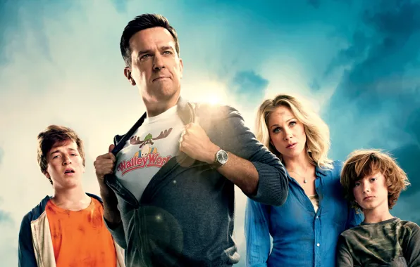 Картинка Girl, Female, Wallpaper, Kevin, Family, Woman, Ed Helms, Male
