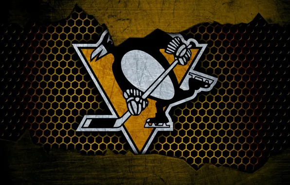 Wallpaper, sport, logo, NHL, hockey, Pittsburgh Penguins