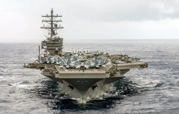 Картинка оружие, авианосец, USS Ronald Reagan