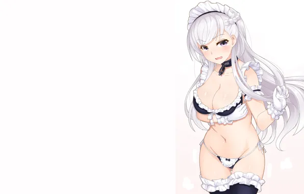 Girl, sexy, lingerie, pantsu, bra, cleavage, panties, thighhighs