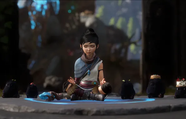 Fantasy, game, kena bridge of spirits, screen shot