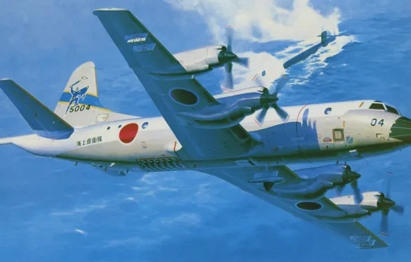 Картинка airplane, aviation, patrol, Lockheed P-3 Orion