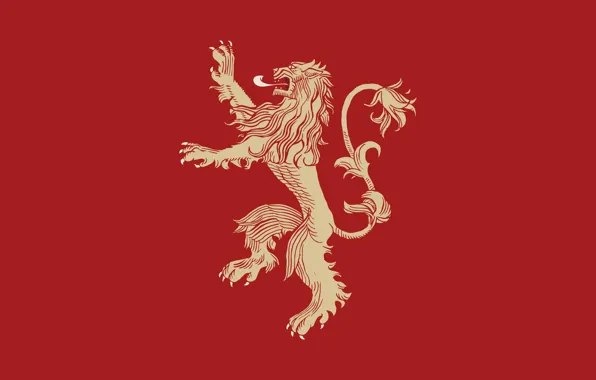 Обои Минимализм, Лев, Книга, Сериал, Герб, A Song Of Ice And Fire.