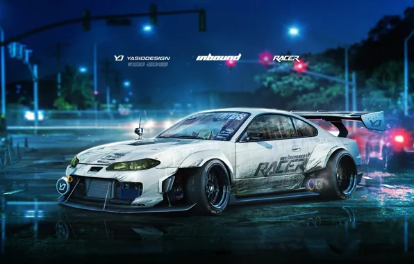 Auto, White, Racer, Yasiddesign