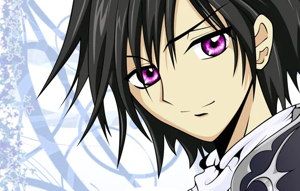 Взгляд, аниме, арт, парень, Code Geass, Лилуш