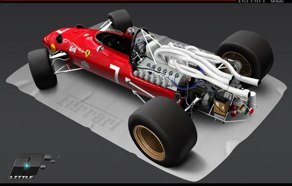 Фон, суперкар, ferrari, 312
