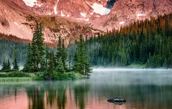 Картинка пейзаж, горы, озеро