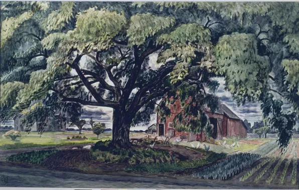 Картинка 1939-41, Charles Ephraim Burchfield, The Great Elm