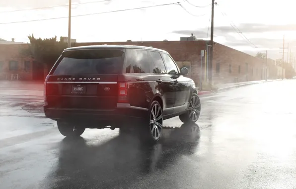 Картинка стоп, Range Rover, диски, Sport, корма