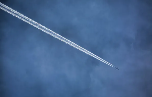 Картинка небо, авиация, самолёт