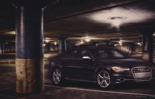 Car, машина, audi, стоянка, машина на стоянке