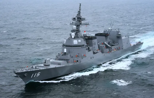 Япония, эсминец, JS Akizuki, DD-115