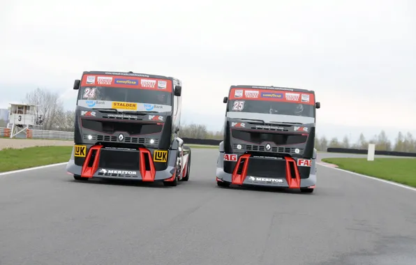 Race, renault trucks, renault premium, truck racing