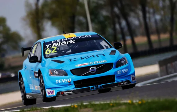 Volvo, Touring, S60, WTCC, Polestar, Cyan, Biork