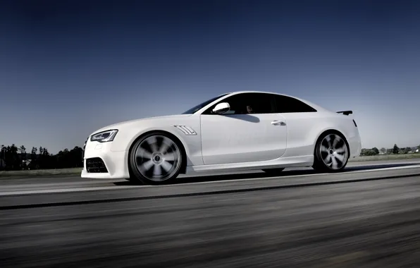 Audi, белая, rs5, крутая