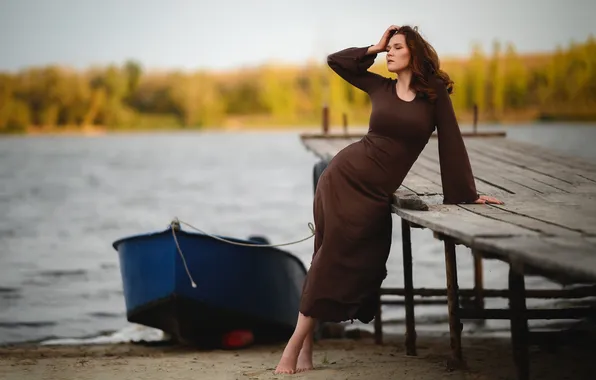 Картинка девушка, милая, модель, Обои, шатенка, красивая, Sexy, Кольца