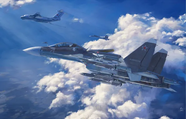 Россия, Су-30, Су-30СМ, Боевоей самолёт