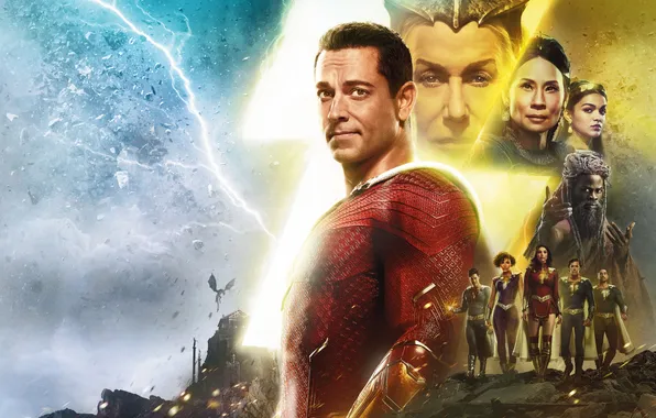 Фантастика, постер, персонажи, комикс, костюмы, Lucy Liu, DC comics, Djimon Hounsou