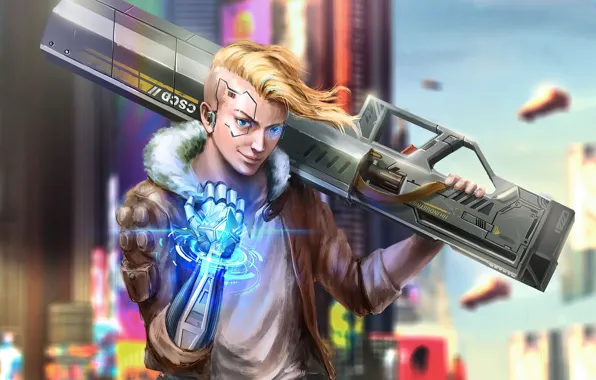 Оружие, Воин, парень, League Of Legends, Ezreal