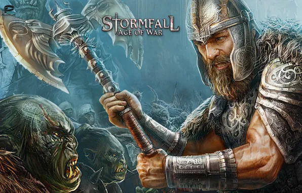 Axe, armor, weapon, man, evil, warrior, helmet, legion