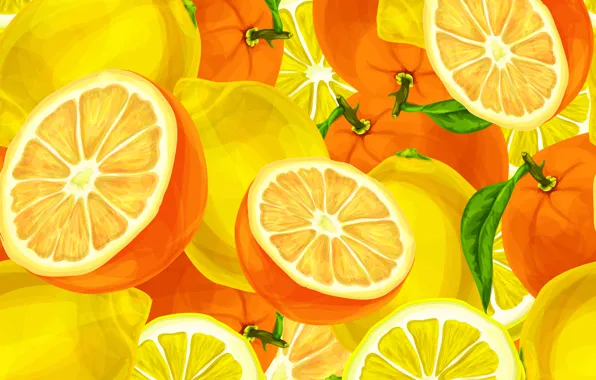 Фон, апельсины, текстура, цитрус, лимоны, background, lemons, oranges