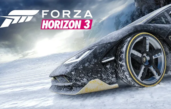 Картинка Lamborghini, Game, Centenario, Forza Horizon 3
