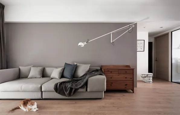 Дизайн, стиль, интерьер, Тайвань, гостиная, Taiwan, Taichung, Elegant Home