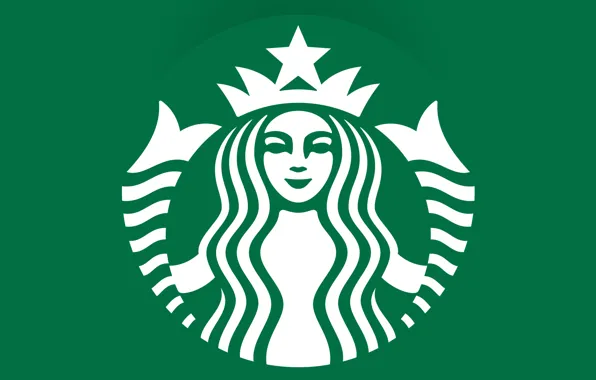 Green, кофе, эмблема, logo, coffee, Starbucks
