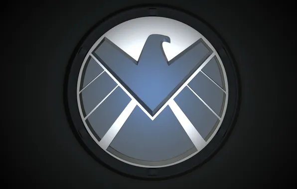 Logo, Marvel, eagle, series, falcon, The Avengers, S.H.I.E.L.D., Agents of Shield