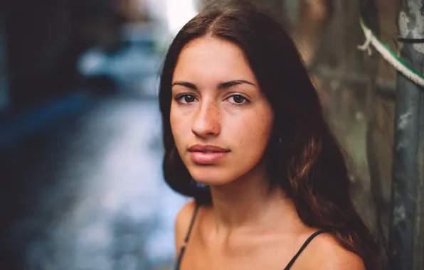 Взгляд, девушка, портрет