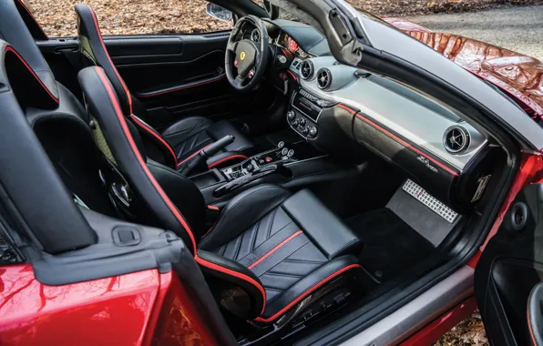 Картинка Ferrari, SA Aperta, car interior, Ferrari SA Aperta