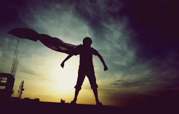 Dream, superman, boy, amazing, hero, childhood, superstitious, super hero