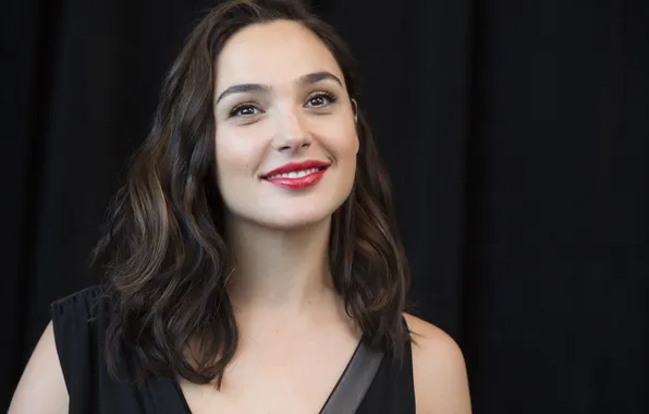 Улыбка, портрет, актриса, брюнетка, красотка, Галь Гадот, Gal Gadot