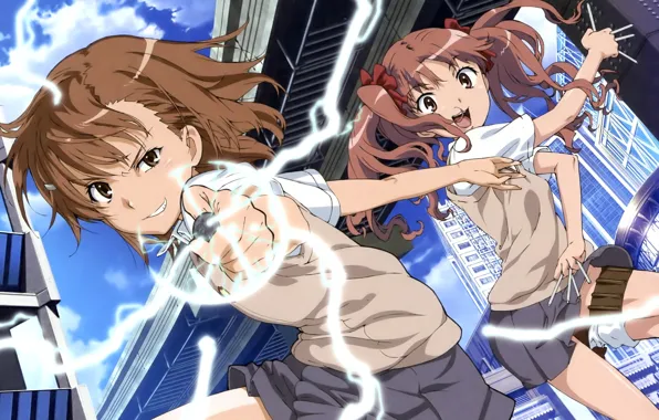 To Aru Majutsu no Index, Toaru Kagaku no Railgun, Сираи Куроко, Микото Мисака, Некий научный …
